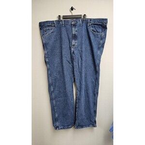 Wrangler Rugged Wear Jeans Mens 54x30 Blue Relaxed Fit Straight Denim Big Tall